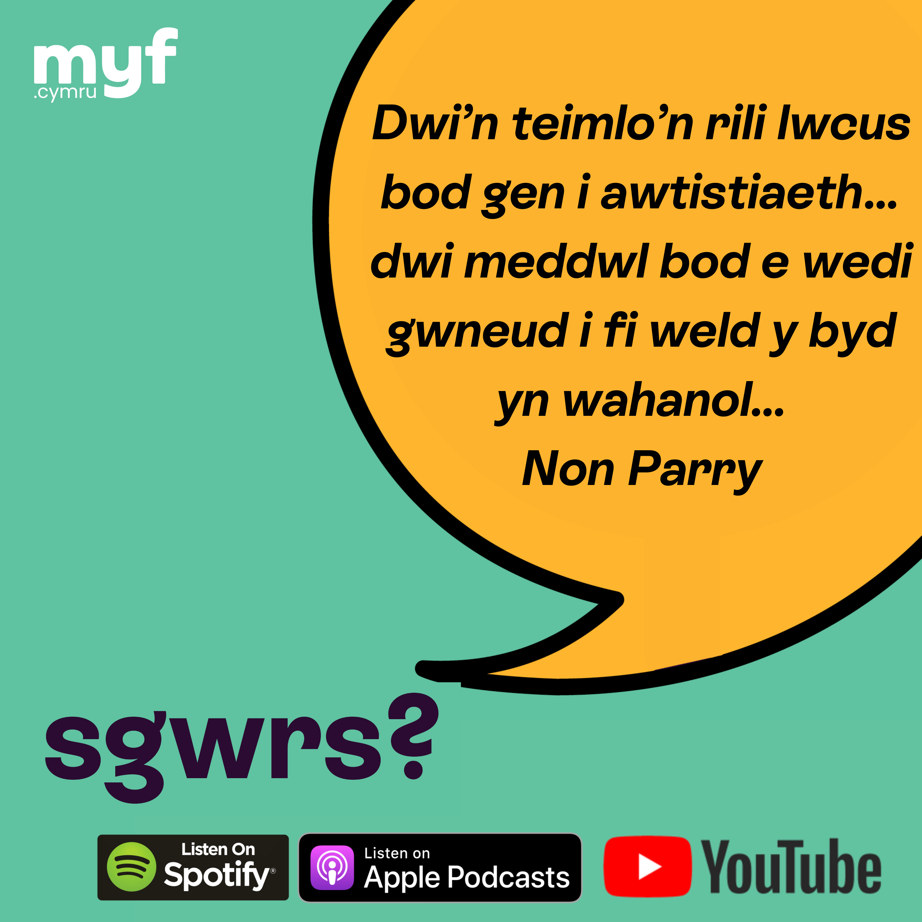 Niwroamrywiaeth podlediad Sgwrs