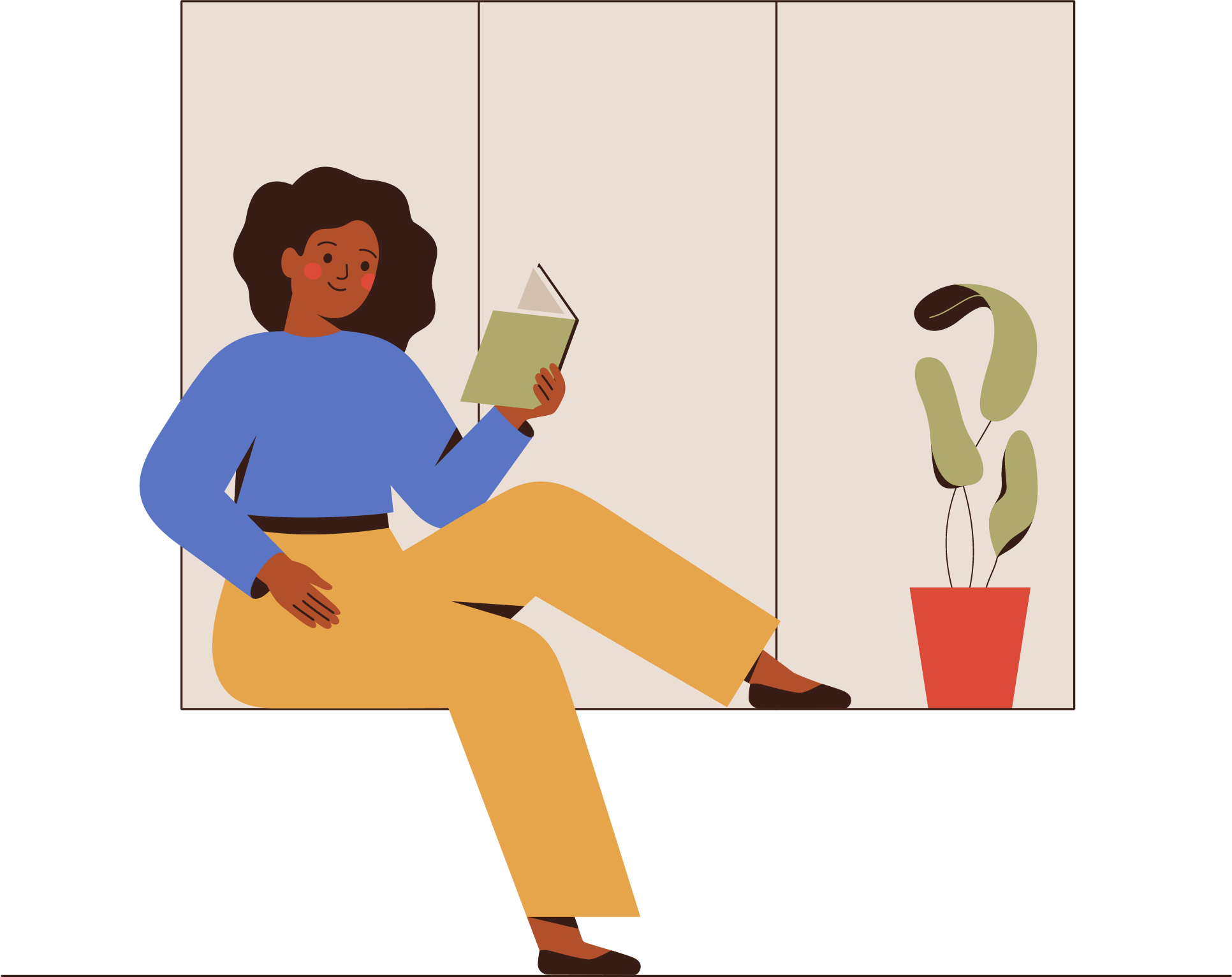 Myf girl reading